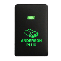 Push Switch 2C74B ANDERSON PLUG On-Off fits Mitsubishi Mirage LA, Outlander ZK, Pajero Sport QE, Triton MQ MR with LED in Blue