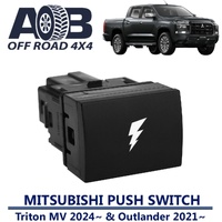 Push Switch AUX POWER M3B13AW fits Mitsubishi Triton MV, Outlander LED in Amber White