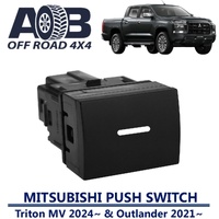Push Switch WINDOW Logo M3C99AW fits Mitsubishi Triton MV, Outlander LED in Amber White