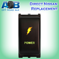 Push Switch POWER N161GO Large ON OFF Nissan Pathfinder R51 Navara D40 Patrol GU4-8 Y61 Y62 X-Trail T31 LED Amber Green