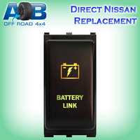 Push Switch BATTERY LINK N1B63GO Large ON OFF Nissan Pathfinder R51 Navara D40 Patrol GU4-8 Y61 Y62 X-Trail T31 LED Amber Green
