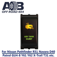 Push Switch AIR TANK DUMP 1D21GOM MOMENTARY for Nissan Pathfinder R51 Navara D40 Patrol GU4-8 Y61 Y62 X-Trail T31 LED Amber Green