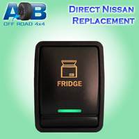 Push Switch FRIDGE N240GO On-Off fits Nissan Pathfinder R52 Navara NP300 X-Trail T32 QASHQAI All Models LED Amber Green