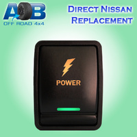 Push Switch POWER N261GO On-Off fits Nissan Pathfinder R52 Navara NP300 X-Trail T32 QASHQAI All Models LED Amber Green