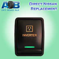 Push Switch INVERTER N268GO On-Off fits Nissan Pathfinder R52 Navara NP300 X-Trail T32 QASHQAI All Models LED Amber Green