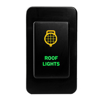 Push Switch ROOF LIGHTS N412GO On-Off fits Nissan Patrol GQ GU Series 1 LED Amber Green