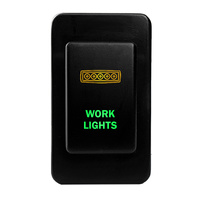 Push Switch WORK LIGHTS N413GO On-Off fits Nissan Patrol GQ GU Series 1 LED Amber Green