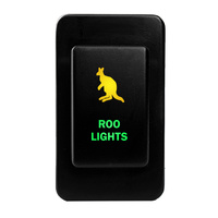 Push Switch ROO LIGHTS N414GO On-Off fits Nissan Patrol GQ GU Series 1 LED Amber Green