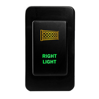 Push Switch RIGHT LIGHT N418GO On-Off fits Nissan Patrol GQ GU Series 1 LED Amber Green