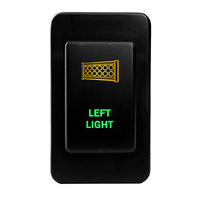 Push Switch LEFT LIGHT N419GO On-Off fits Nissan Patrol GQ GU Series 1 LED Amber Green