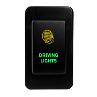 Push Switch DRIVING LIGHTS N420GO On-Off fits Nissan Patrol GQ GU Series 1 LED Amber Green