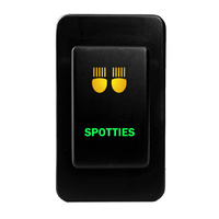 Push Switch SPOTTIES N422GO On-Off fits Nissan Patrol GQ GU Series 1 LED Amber Green