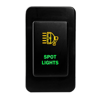 Push Switch SPOT LIGHTS N423GO On-Off fits Nissan Patrol GQ GU Series 1 LED Amber Green