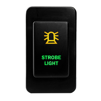 Push Switch STROBE LIGHT N424GO On-Off fits Nissan Patrol GQ GU Series 1 LED Amber Green