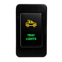 Push Switch TRAY LIGHTS N425GO On-Off fits Nissan Patrol GQ GU Series 1 LED Amber Green