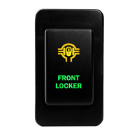 Push Switch FRONT LOCKER N430GO On-Off fits Nissan Patrol GQ GU Series 1 LED Amber Green