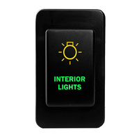 Push Switch INTERIOR LIGHTS N436GO On-Off fits Nissan Patrol GQ GU Series 1 LED Amber Green