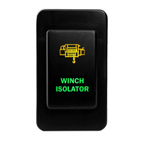 Push Switch WINCH ISOLATOR N450GO On-Off fits Nissan Patrol GQ GU Series 1 LED Amber Green