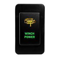 Push Switch WINCH POWER N451GO On-Off fits Nissan Patrol GQ GU Series 1 LED Amber Green