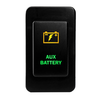 Push Switch AUX BATTERY N460GO On-Off fits Nissan Patrol GQ GU Series 1 LED Amber Green