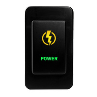 Push Switch POWER N461GO On-Off fits Nissan Patrol GQ GU Series 1 LED Amber Green