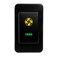 Push Switch FANS N473GO On-Off fits Nissan Patrol GQ GU Series 1 LED Amber Green