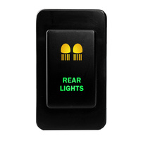 Push Switch REAR LIGHTS N4B04GO On-Off fits Nissan Patrol GQ GU Series 1 LED Amber Green