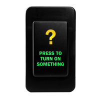 Push Switch PRESS TO TURN ON SOMETHING N4B93GO On-Off fits Nissan Patrol GQ GU Series 1 LED Amber Green