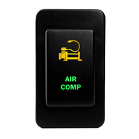 Push Switch AIR COMP N4C10GO On-Off fits Nissan Patrol GQ GU Series 1 LED Amber Green