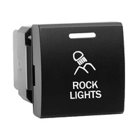 Push Switch Small Square ROCK LIGHTS T115 fits Toyota Prado 150s, Hiace, RAV4, LandCruiser 70s 300s