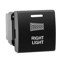 Push Switch Small Square RIGHT LIGHT T118 fits Toyota Prado 150s, Hiace, RAV4, LandCruiser 70s 300s