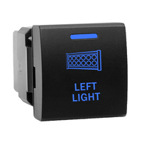 Push Switch Small Square LEFT LIGHT T119 fits Toyota Prado 150s, Hiace, RAV4, LandCruiser 70s 300s