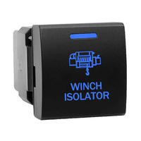 Push Switch Small Square WINCH ISOLATOR T150 fits Toyota Prado 150s, Hiace, RAV4, LandCruiser 70s 300s
