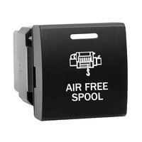 Push Switch Small Square AIR FREE SPOOL T152 fits Toyota Prado 150s, Hiace, RAV4, LandCruiser 70s 300s, Camry, Corolla