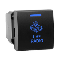 Push Switch Small Square UHF RADIO T191 fits Toyota Prado 150s, Hiace, RAV4, LandCruiser 70s 300s
