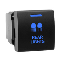 Push Switch Small Square REAR LIGHTS T1B04 fits Toyota Prado 150s, Hiace, RAV4, LandCruiser 70s 300s
