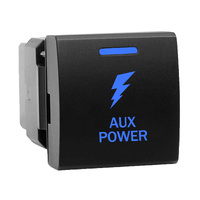 Push Switch Small Square AUX POWER T1B13 fits Toyota Prado 150s, Hiace, RAV4, LandCruiser 70s 300s