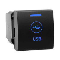 Push Switch Small Square USB T1C35 fits Toyota Prado 150s, Hiace, RAV4, LandCruiser 70s 300s