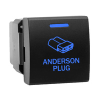 Push Switch Small Square ANDERSON PLUG T1C74 fits Toyota Prado 150s, Hiace, RAV4, LandCruiser 70s 300s