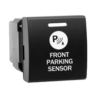 Push Switch Small Square FRONT PARKING SENSOR T1D05 fits Toyota Prado 150s, Hiace, RAV4, LandCruiser 70s 300s, Camry, Corolla with dual LED in blue