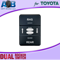 Rocker Switch AIRBAG RHS REAR MOMENTARY for Toyota Hilux Prado 150 HiAce RAV4 Landcruiser Suzuki Jimny etc LED in blue amber