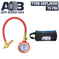 Tyre Deflator with 70psi Pressure Gauge with Bag