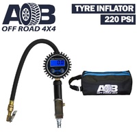 Tyre Inflator with 220 PSI Digital Pressure Gauge with Bag